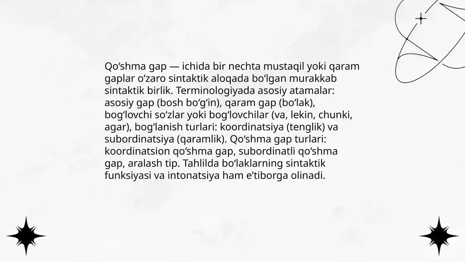 O‘zbek tilshunosligida qo‘shma gaplar tadqiqi va tasnifi 3