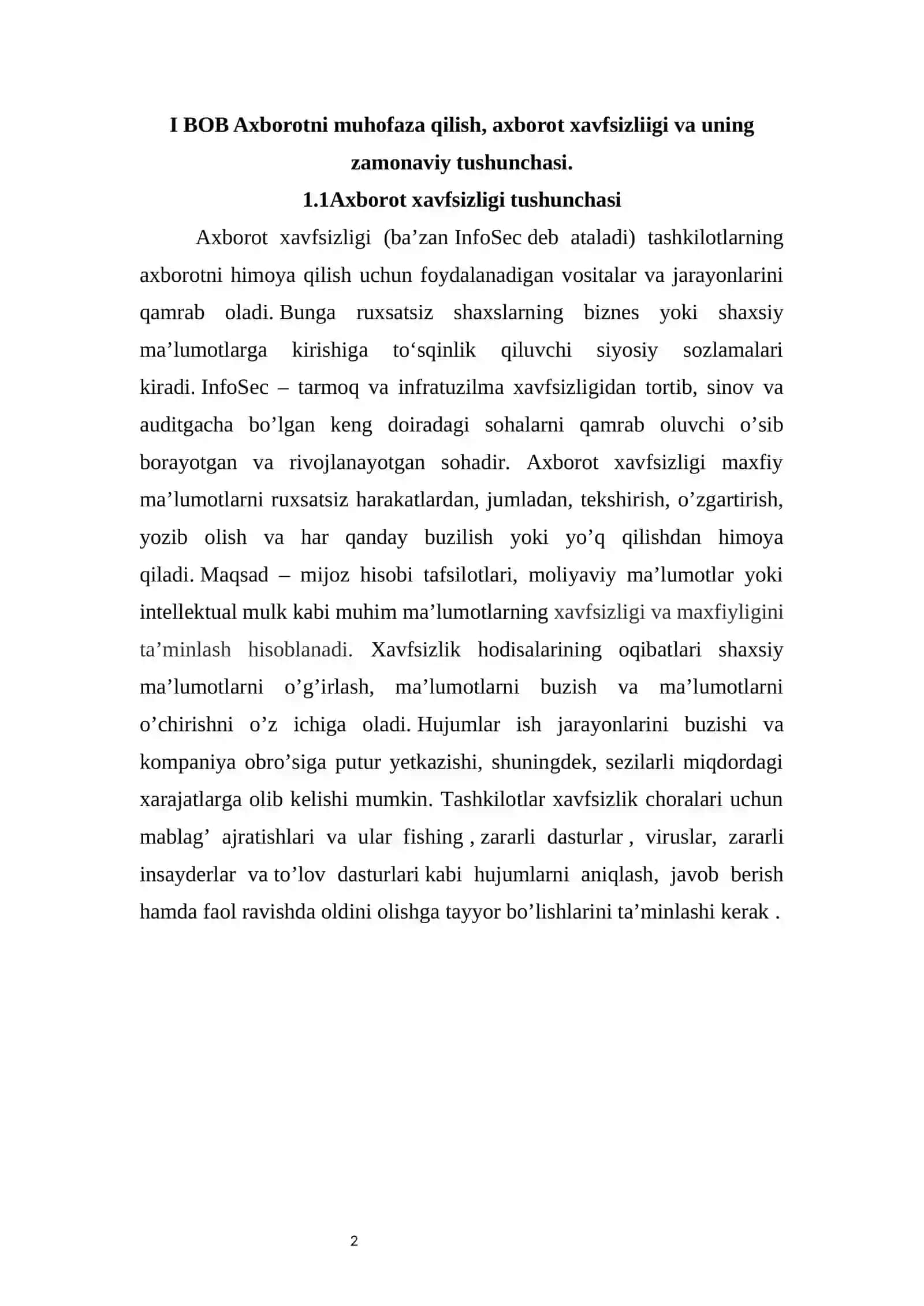 Axborot obyektlarni himoyalashda harakat nazorati tizimini ishlab chiqish 3