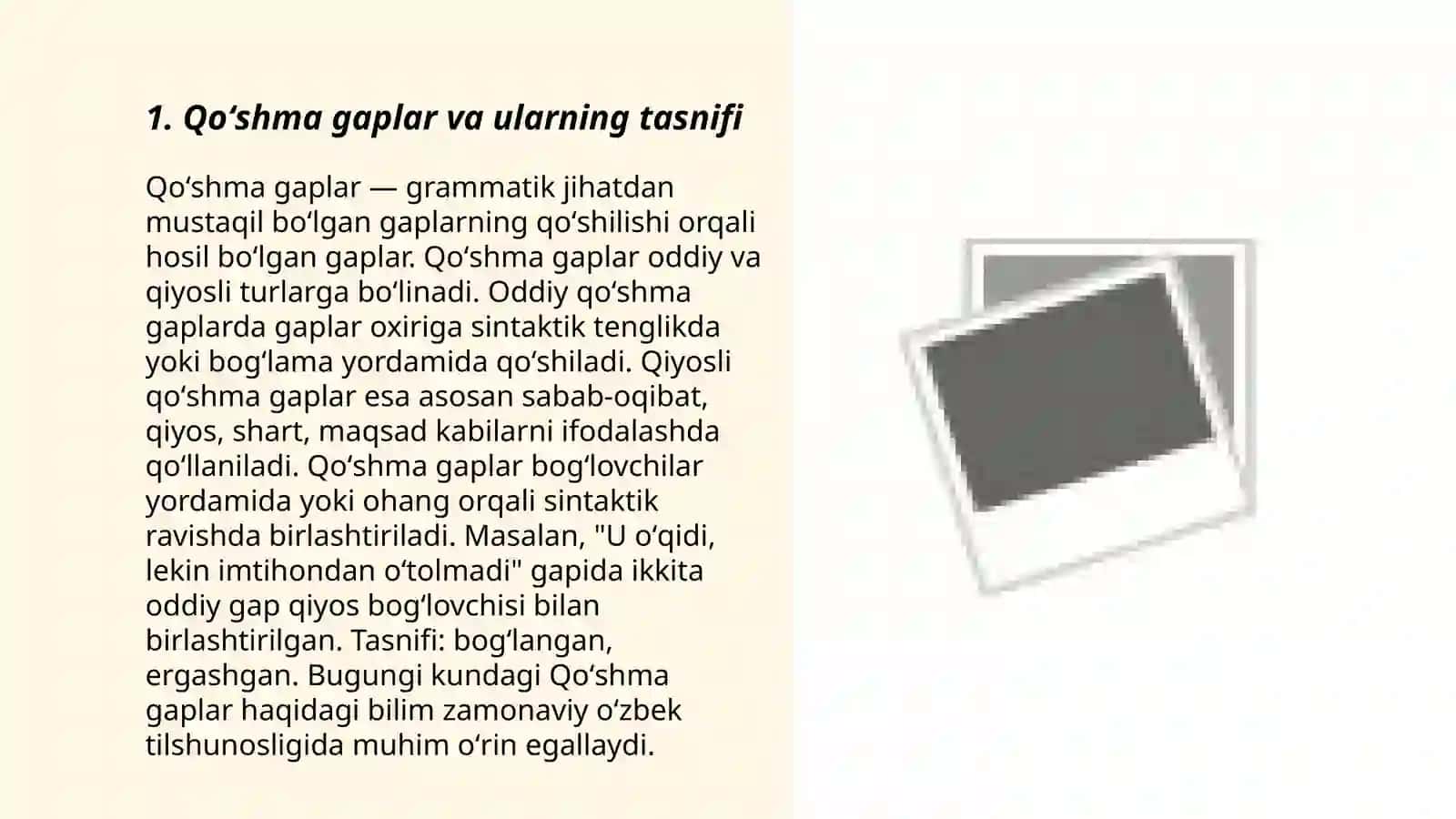 Qoʻshma gaplar va ularning tasnifi 3