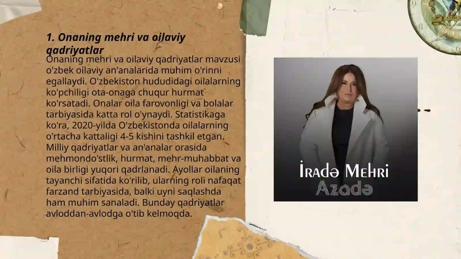 Onaning mehri va oilaviy qadriyatlar 3