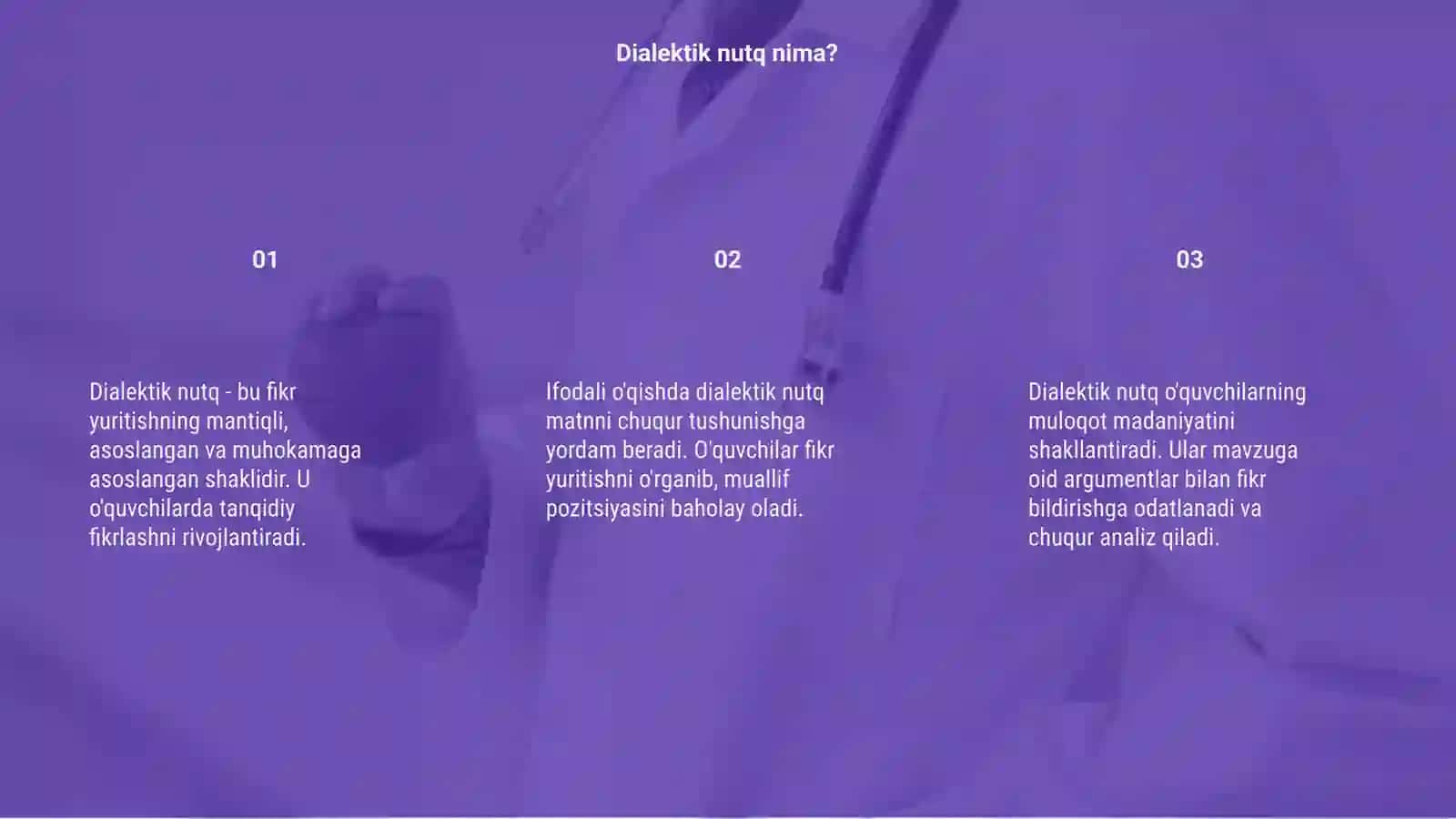Ifodali oʻqishda dialektik nutqning muhimligi 3