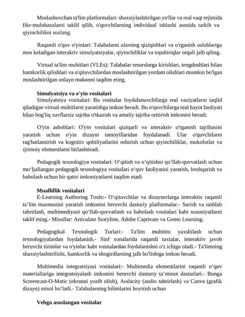 Pedagogik Texnologiya Turlari 3