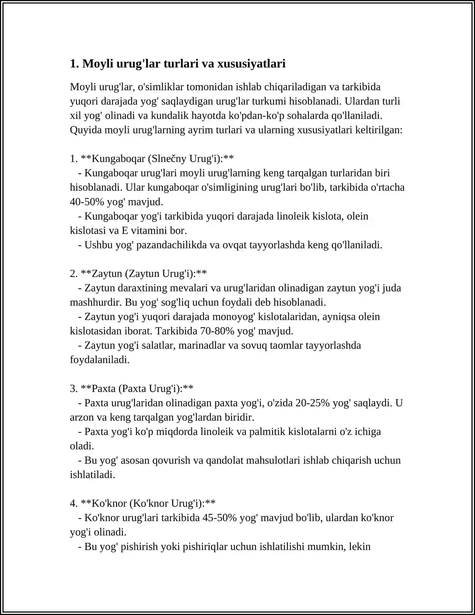 MOYLI URUG'LARNI CHAQISH VA MAG'IZNI POSTIDAN AJRATISH 3