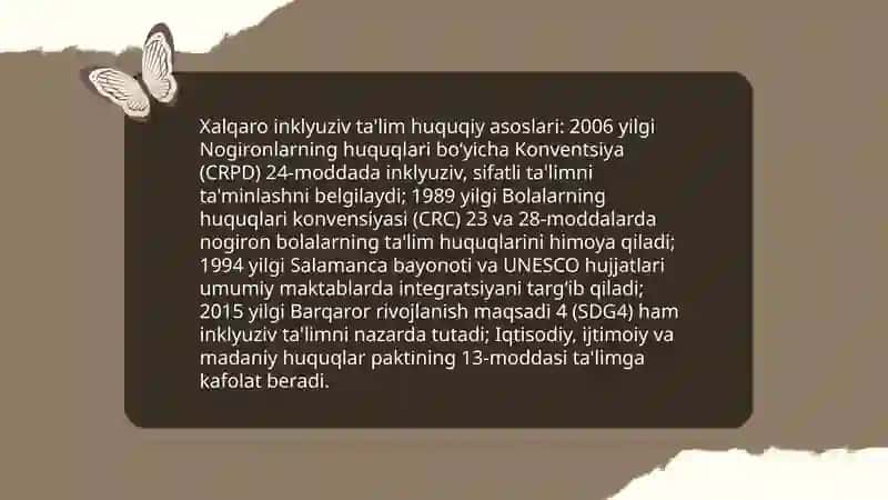 Inklyuziv taʼlimning huquqiy asoslari 3