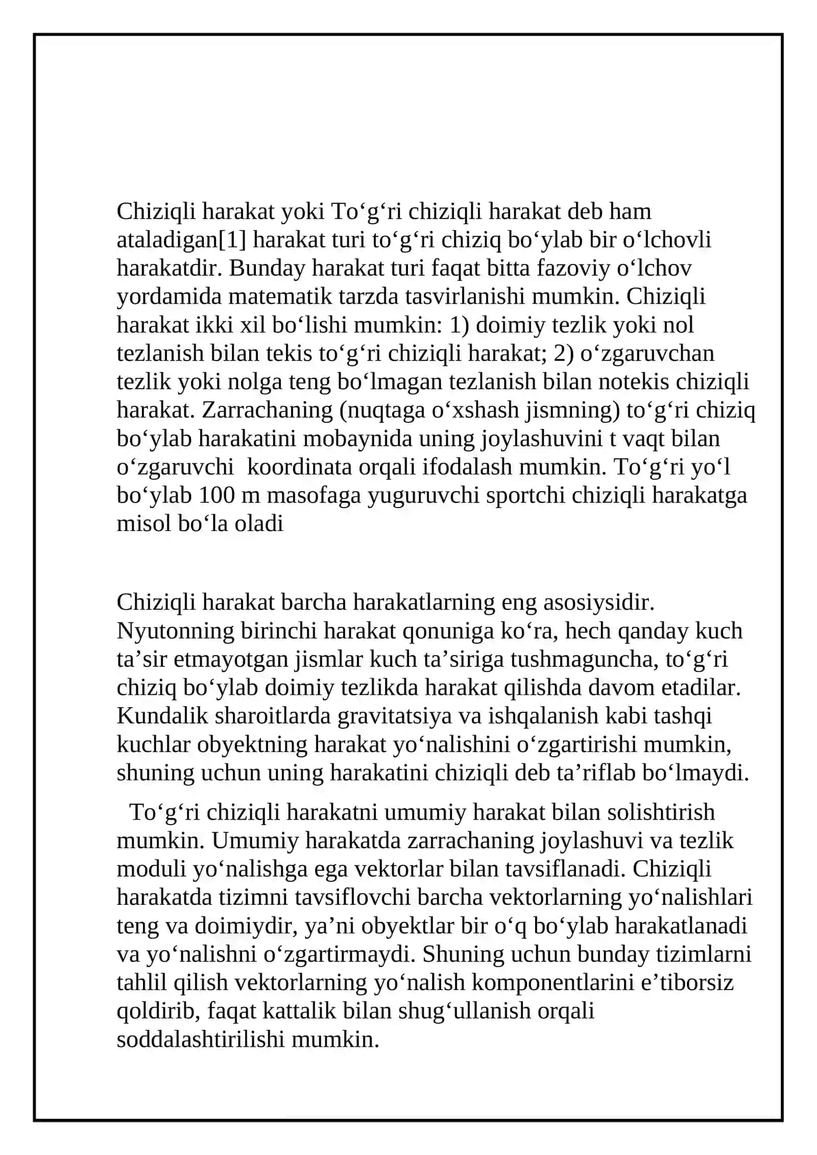 Fizika fanidan REFERAT 3