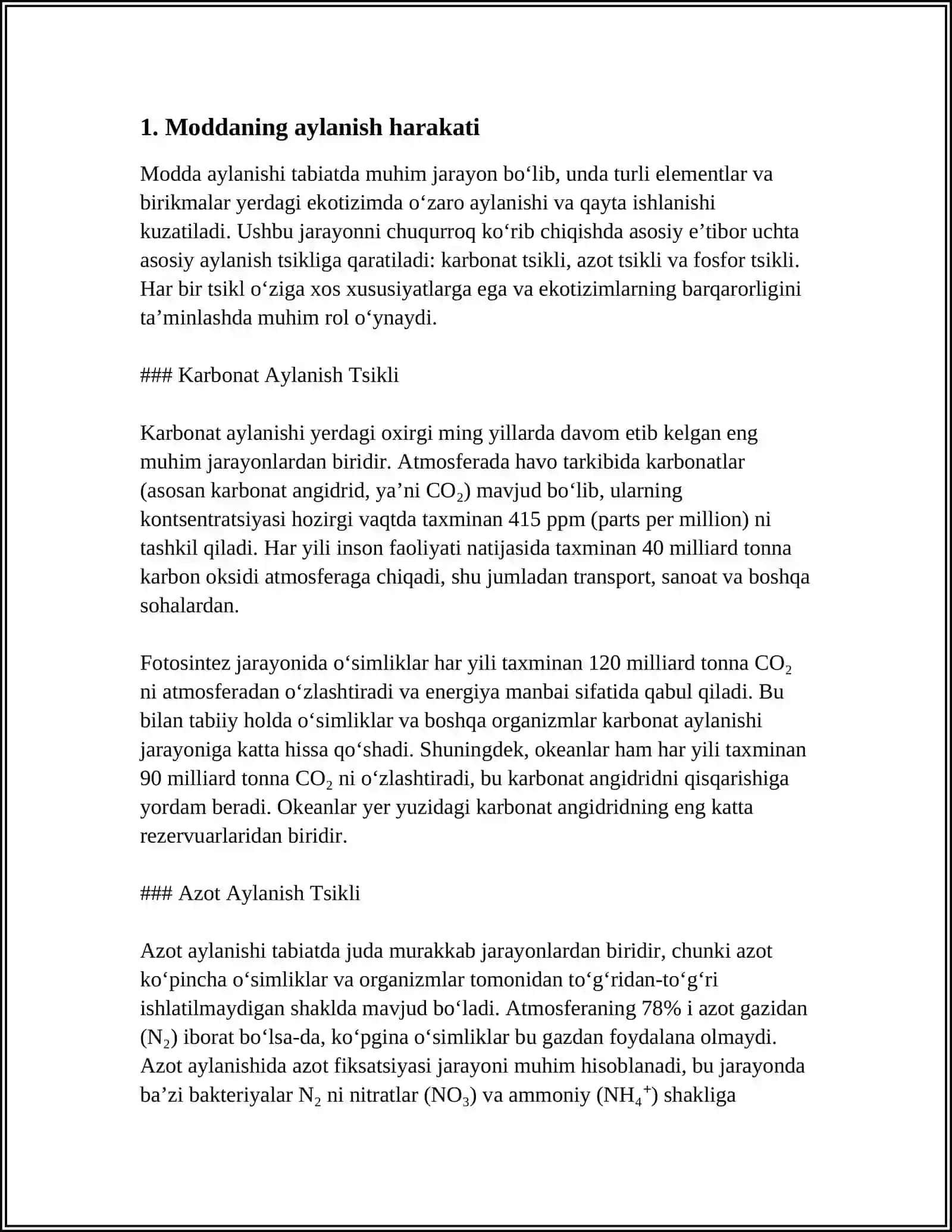 MODDA VA ENERGIYANING AYLANMA HARAKATI 3