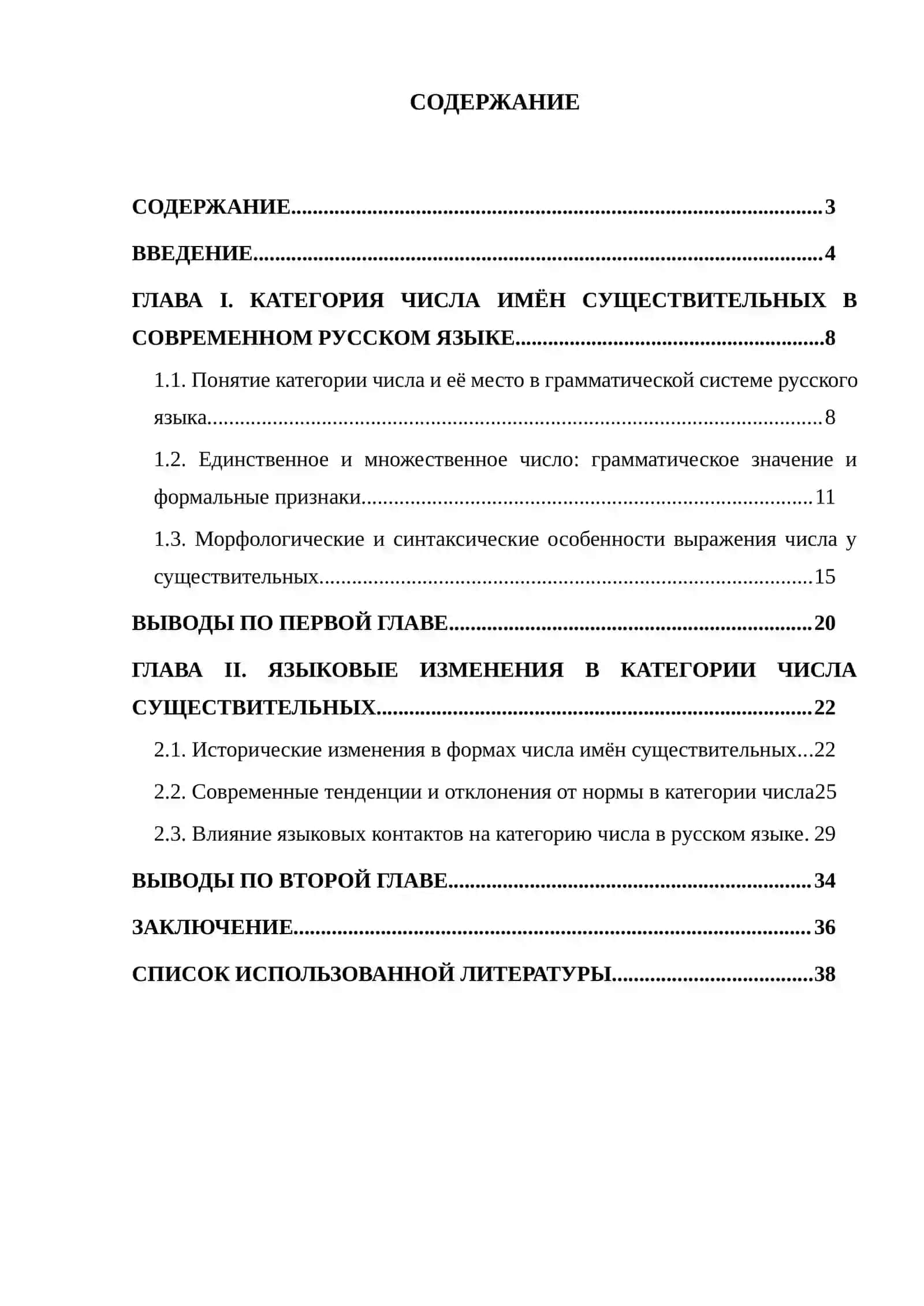 Категория числа имён существительных в аспекте языковых изменений 3