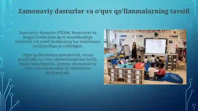 Zamonaviy dasturlar va o'quv qo'llanmalari 3