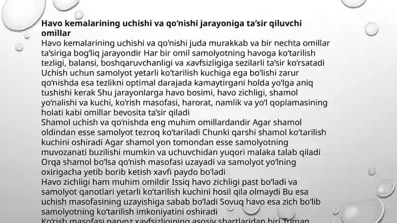 Havo kemalarining uchishi va qo‘nishi uchun eng noqulay sharoitlar 3