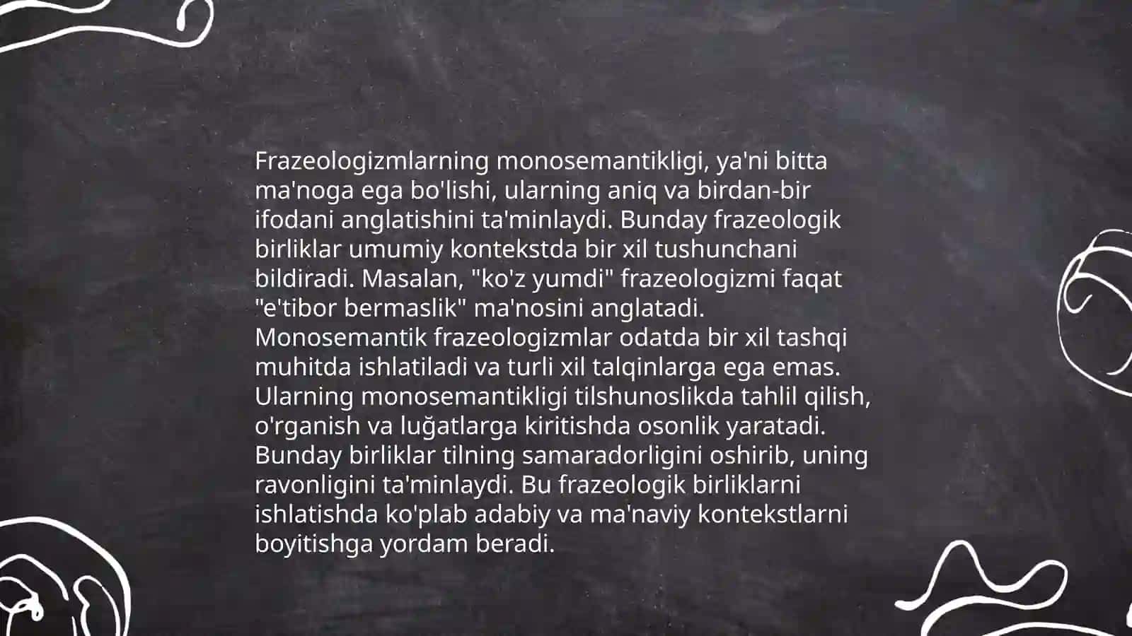 Frazeologik monosemiya va polisemiya 3