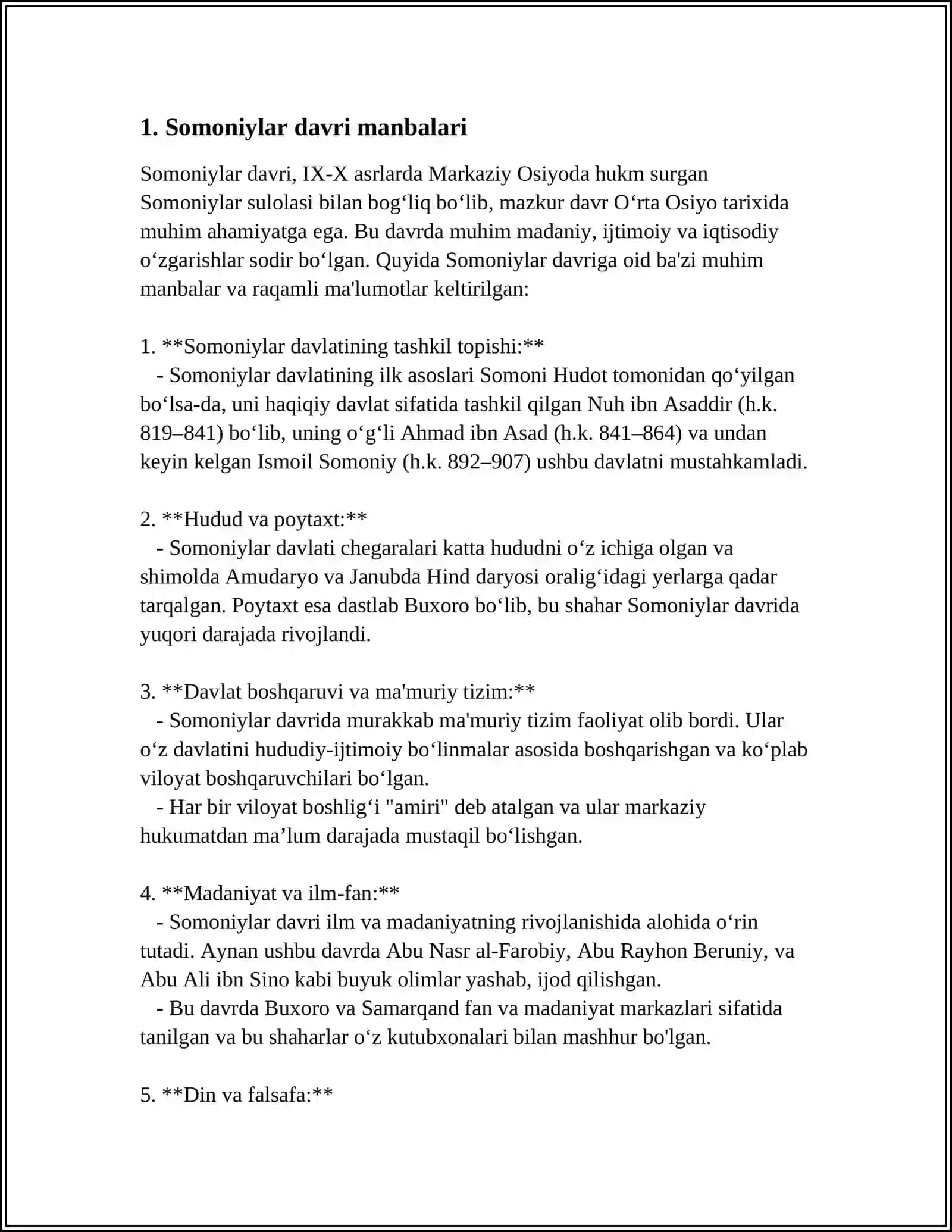 Somoniylar va Qoraxoniyalar Davri Tarixi 3