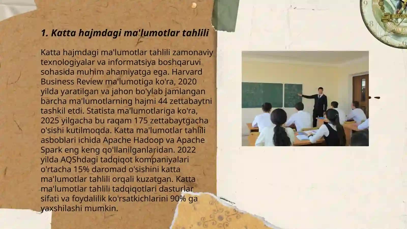 Katta hajmdagi ma'lumotlar bilan ishlash texnologiyalari 3