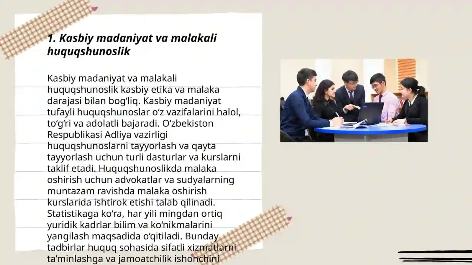 Kasbiy va nutq madaniyati fanining yurist kasbiy faoliyatidagi o'rni 3