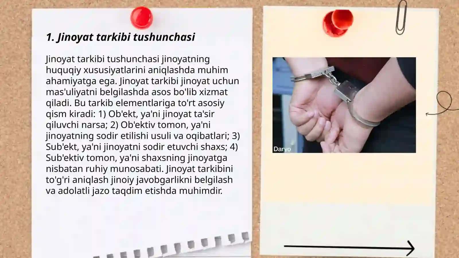 Jinoyat tarkibining zaruriy va fakultativ belgilari 3