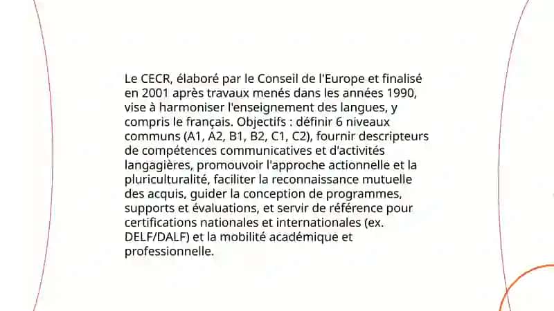 Le rôle du Cadre européen commun de référence pour les langues (CECR) dans l’enseignement du français 3