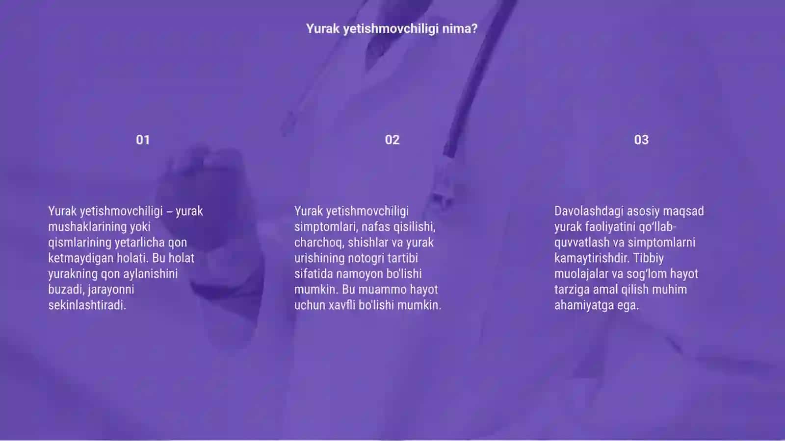 Yurak yetishmovchiligi 3