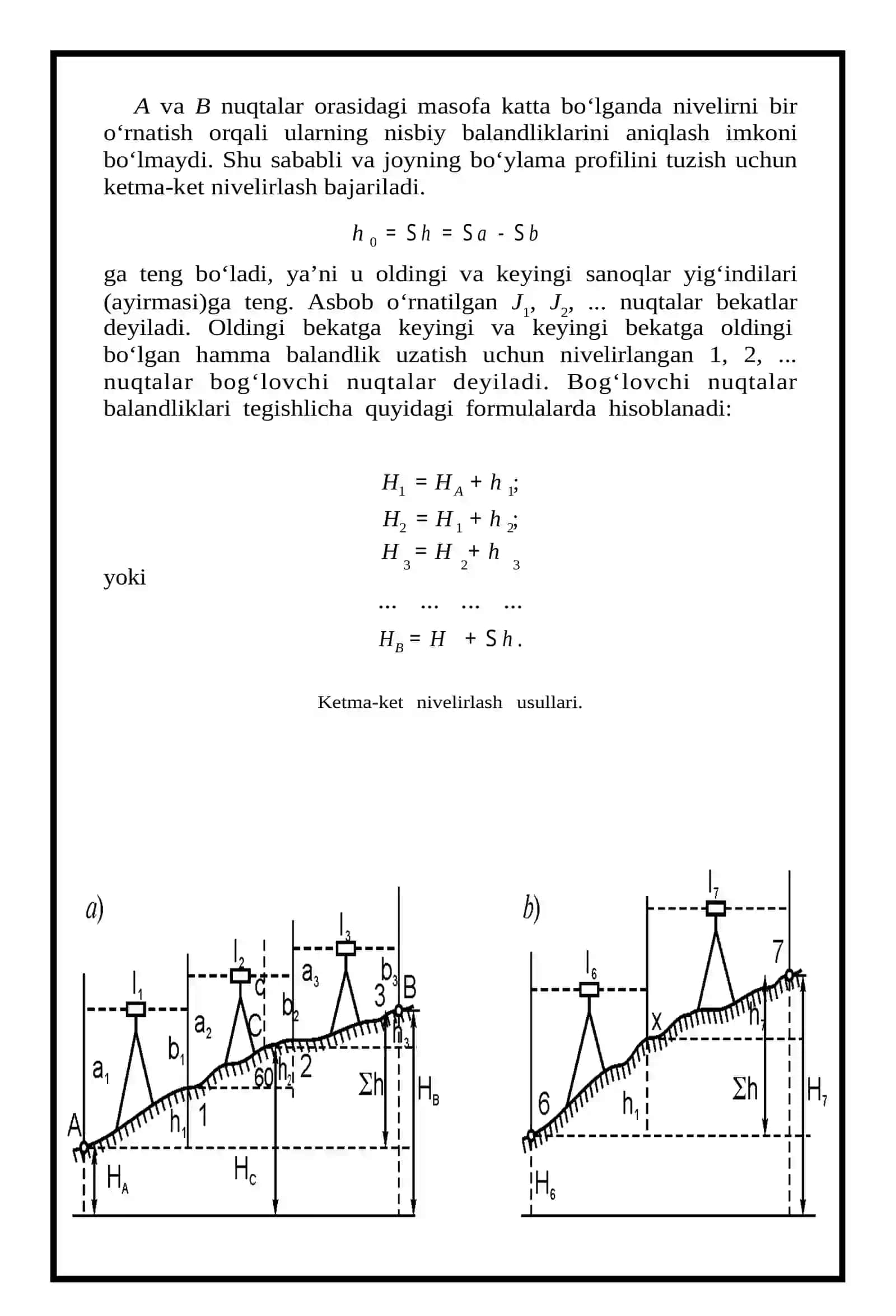 Geometrik Nivelirlash Haqida Tushuncha 3