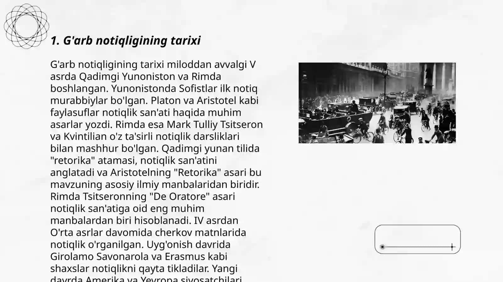 G'arb madaniyatida notiqlik san'ati 3