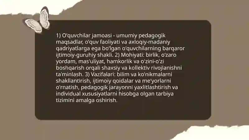 Oʻquvchilar jamoasi-yaxlit pedagogik jarayonning asosiy shakli 3