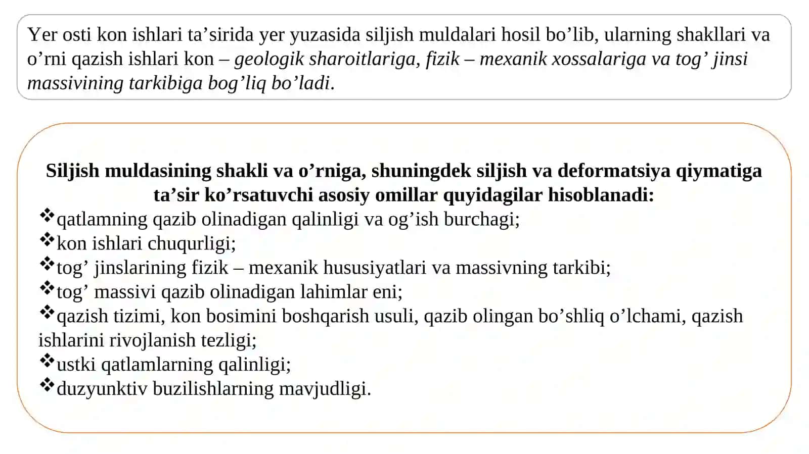 12-Mavzu Kon ishlari ta`sirida yer yuzasi va tog‘ jinslarining siljishi 3