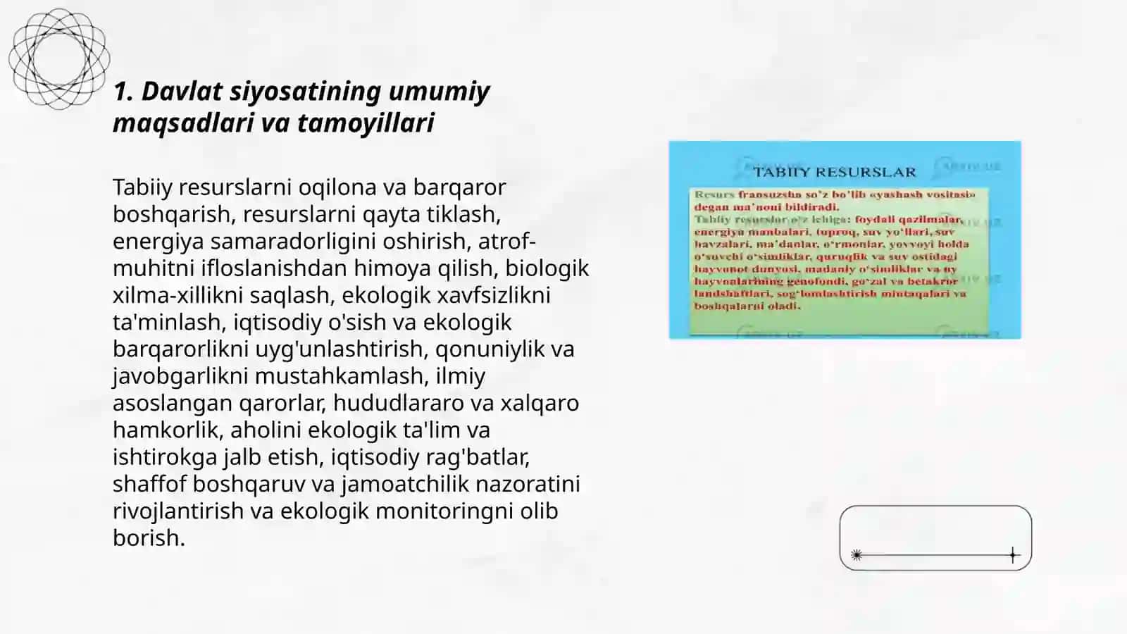 Davlat siyosatining umumiy maqsadlari va tamoyillari 3