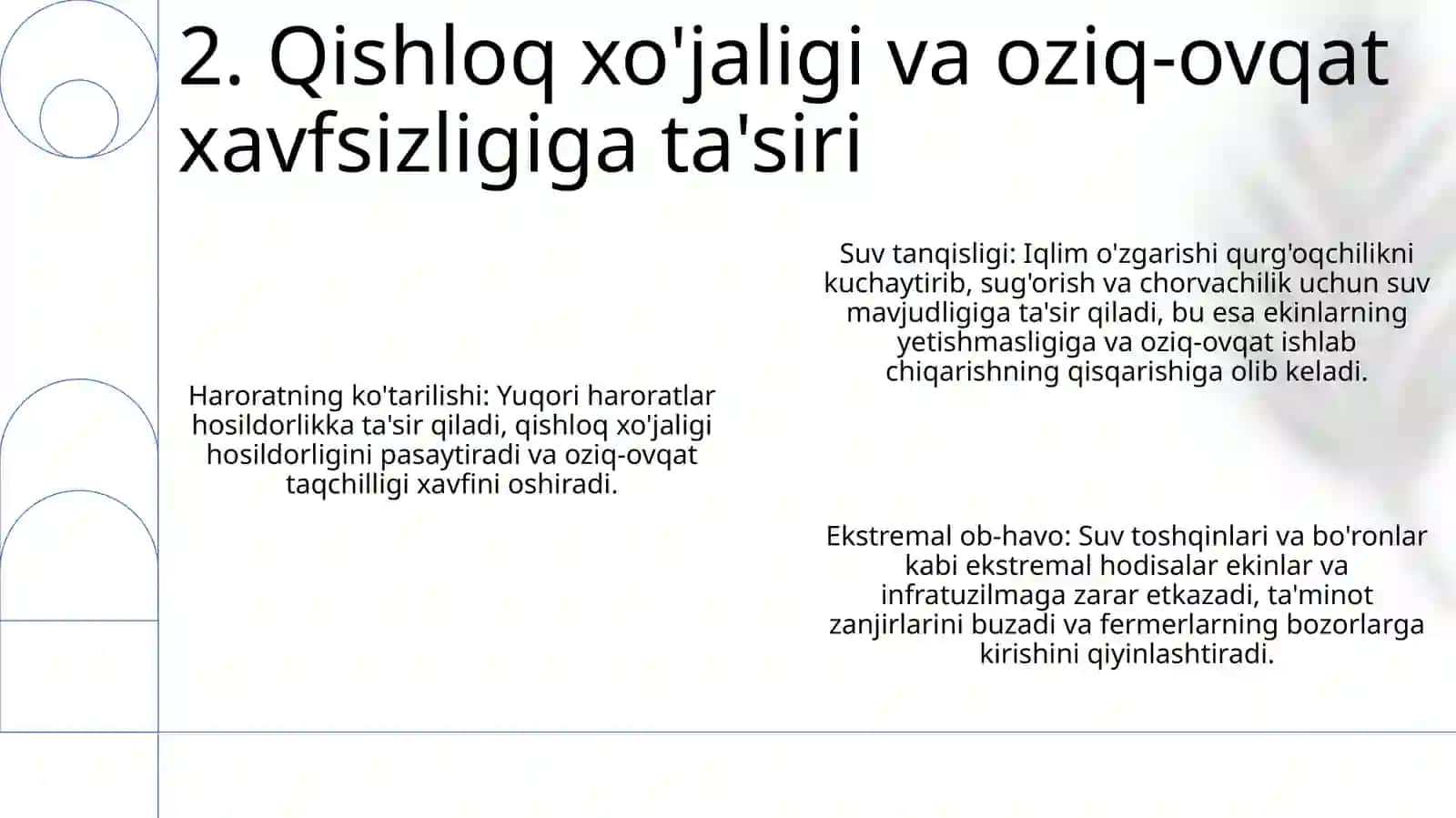 Iqlim O'Zgarishining Inson, O'Simlik Va Hayvonot Hayoti Va Faoliyatiga Ta'Siri 3