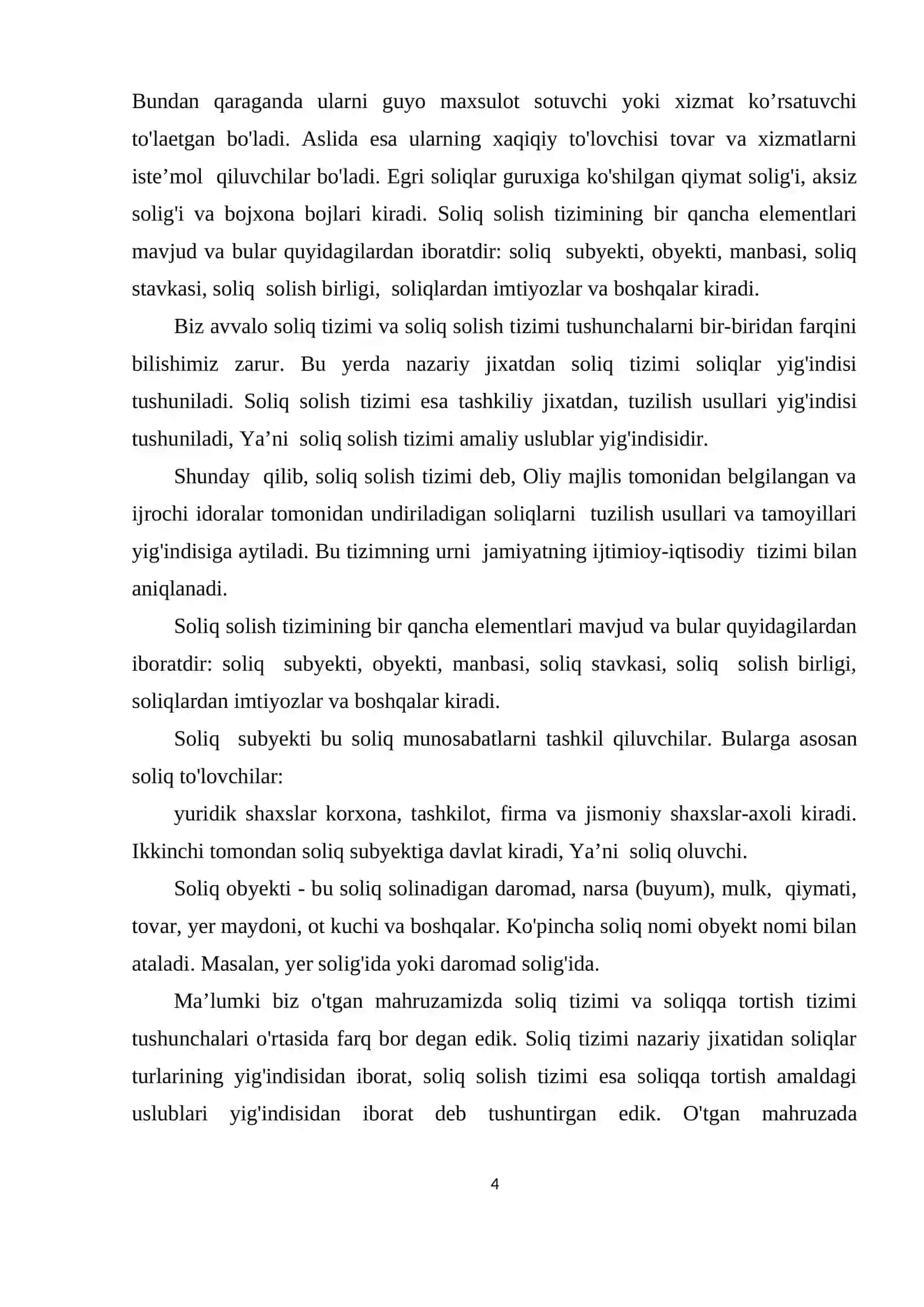 O'zbekiston Respublikasida Soliq Siyosatini Takomillashtirish Yo`llari 3
