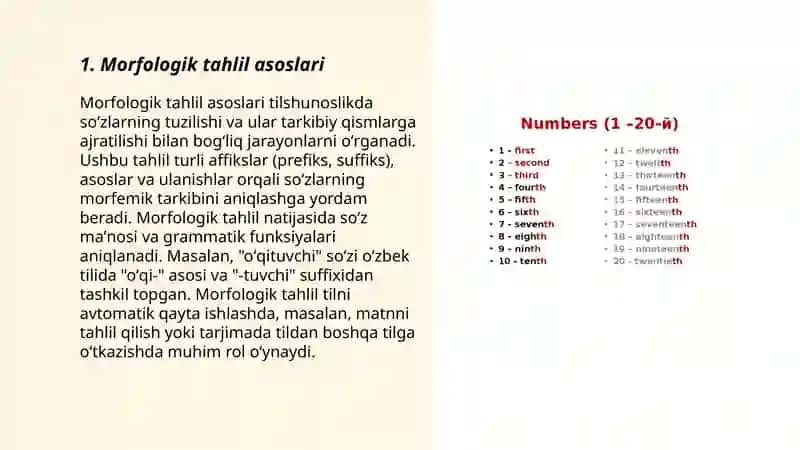 Terining birlamchi va ikkilamchi morfologik elementlari 3
