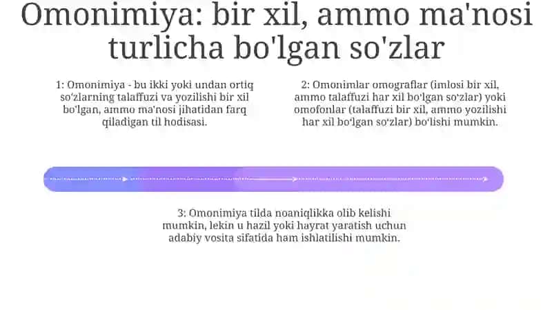 Leksikologiya. SoʻZning Shakl Va MaʼNo Munosabatiga KoʻRa Turlari 3