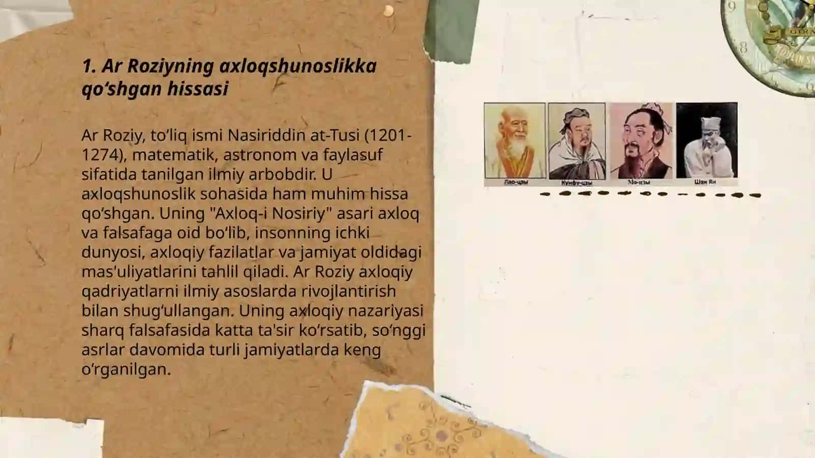 Ar Roziyning Axloqshunoslik borasidagi olib borgan faoliyati 3