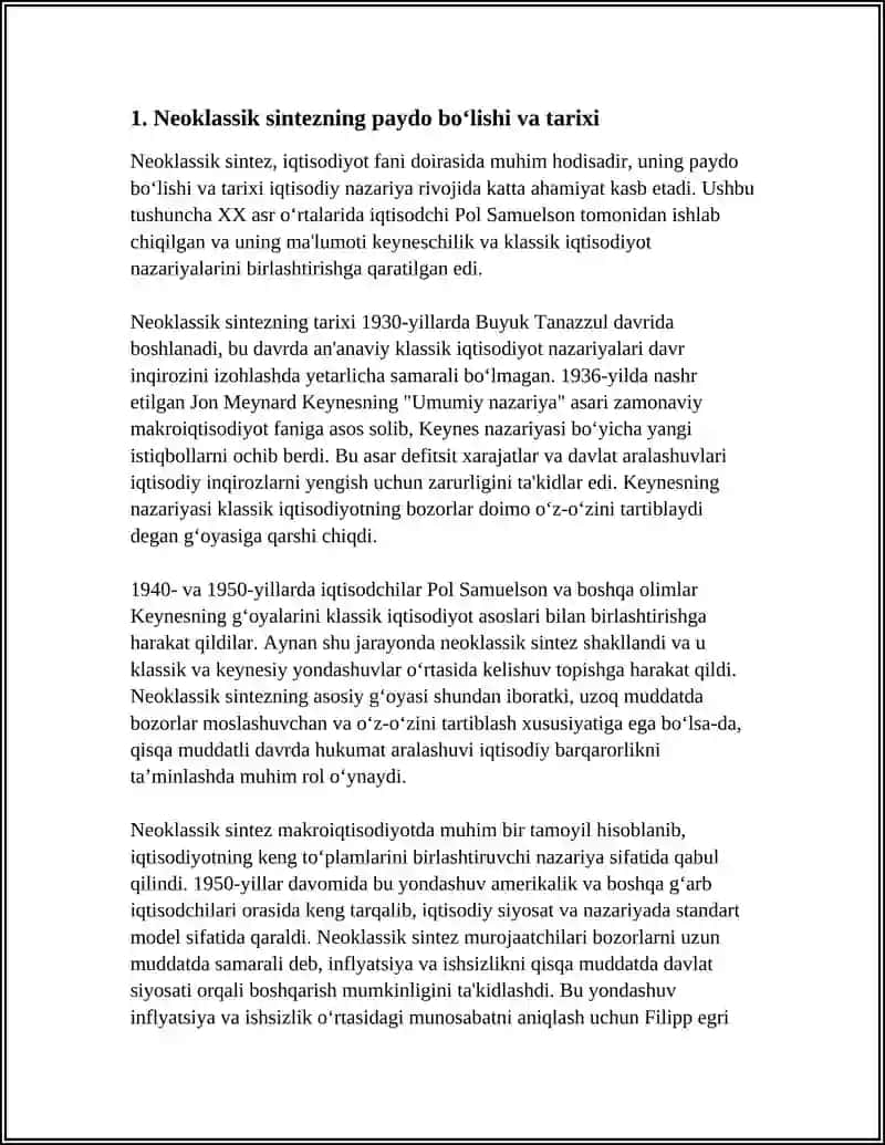 NEOKLASSIK SINTEZ 3