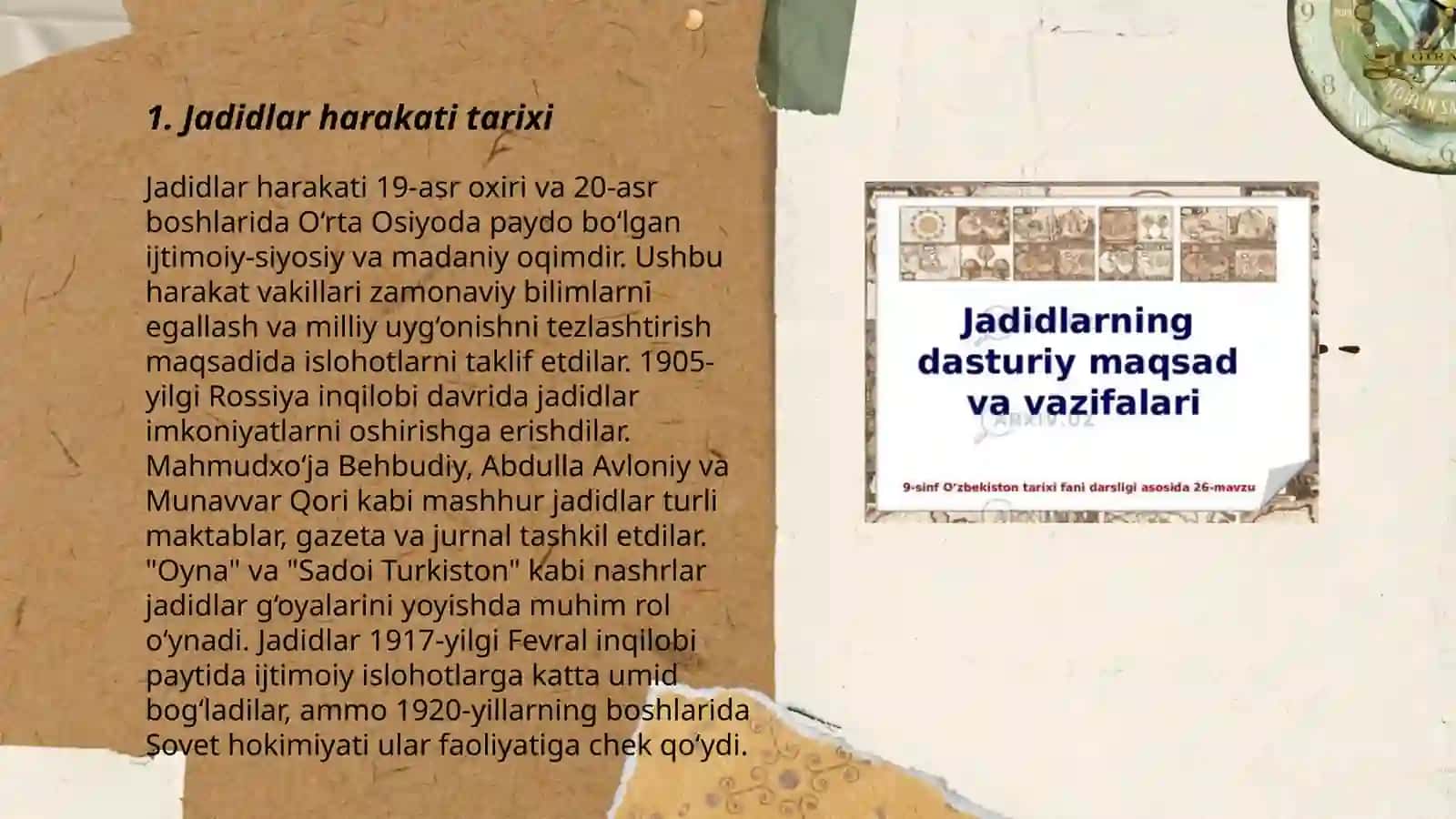 Jadidlar harakati tarixi 3