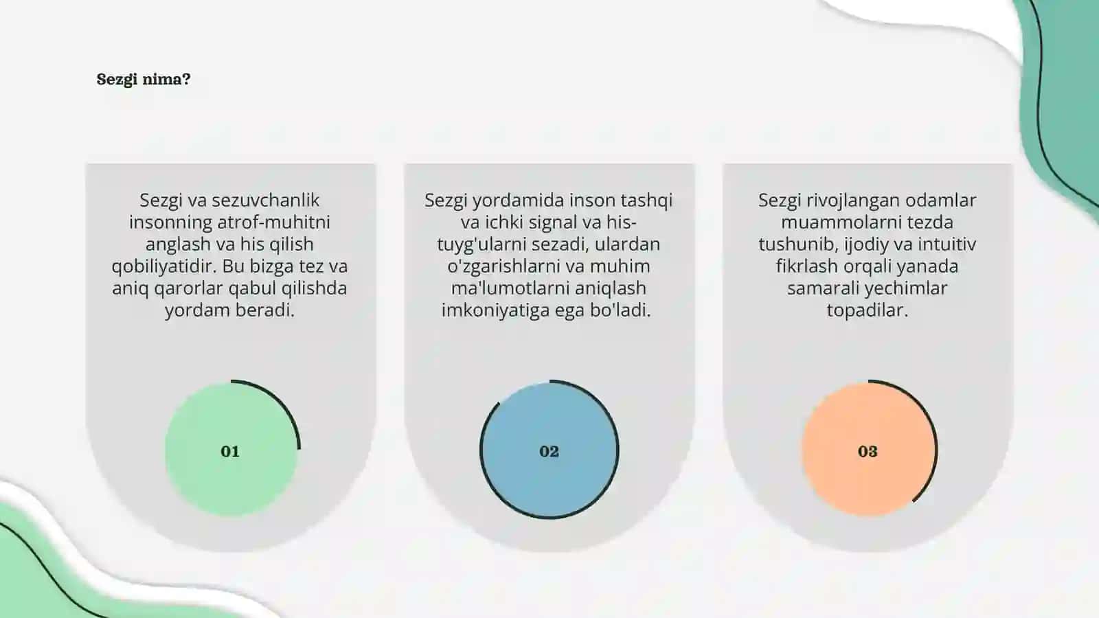 Sezgi va sezuvchanlik 3