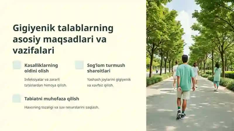 Zamonaviy turar-joylar va shaharlardagi yashash mavzelariga bo'lgan gigiyenik talablar 3