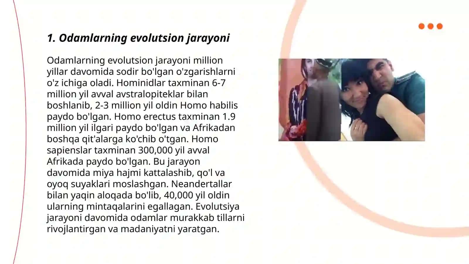 Odamning hayvonot dunyosidan ajralib chiqishi 3