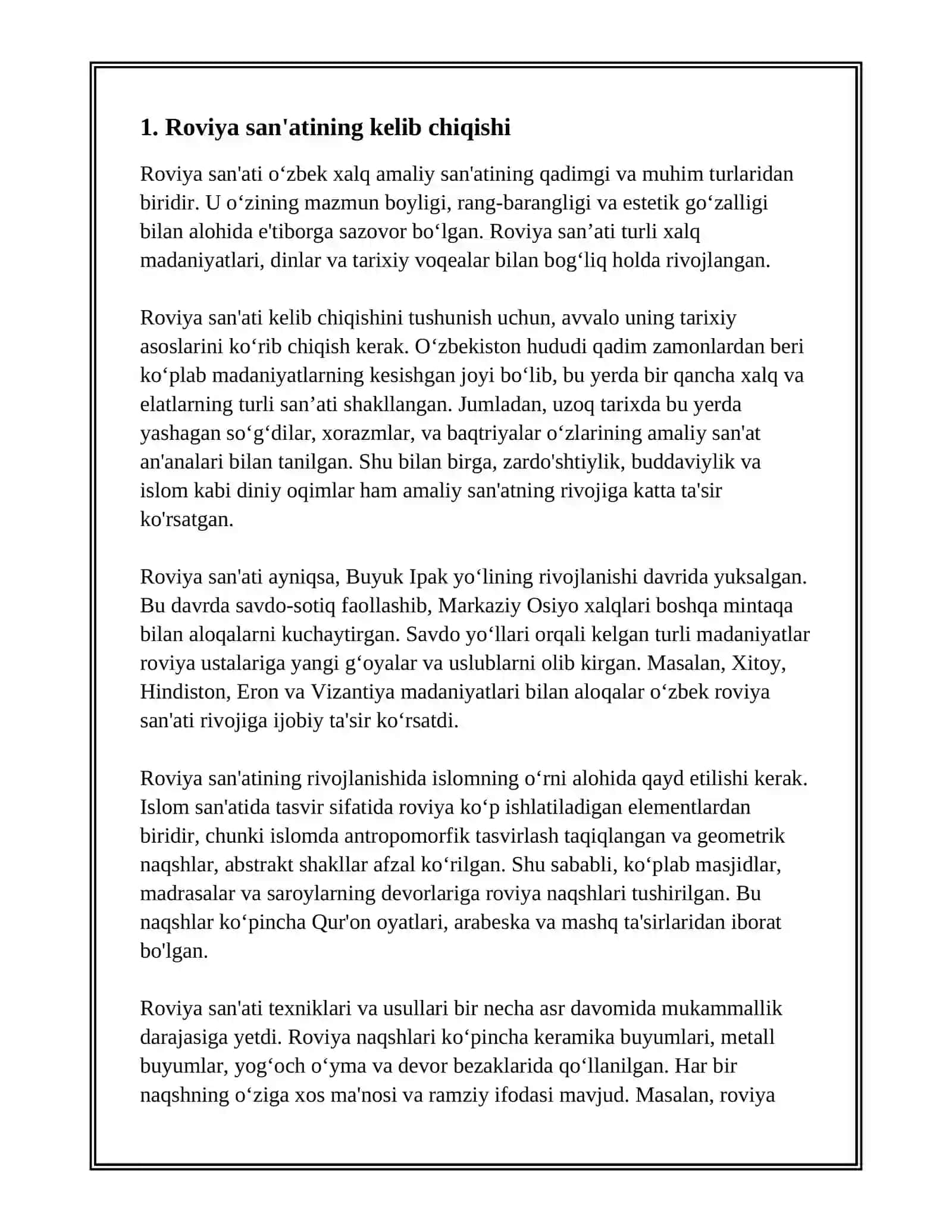 ROVIYLIK SAN’ATI HAQIDA TUSHUNCHA 3