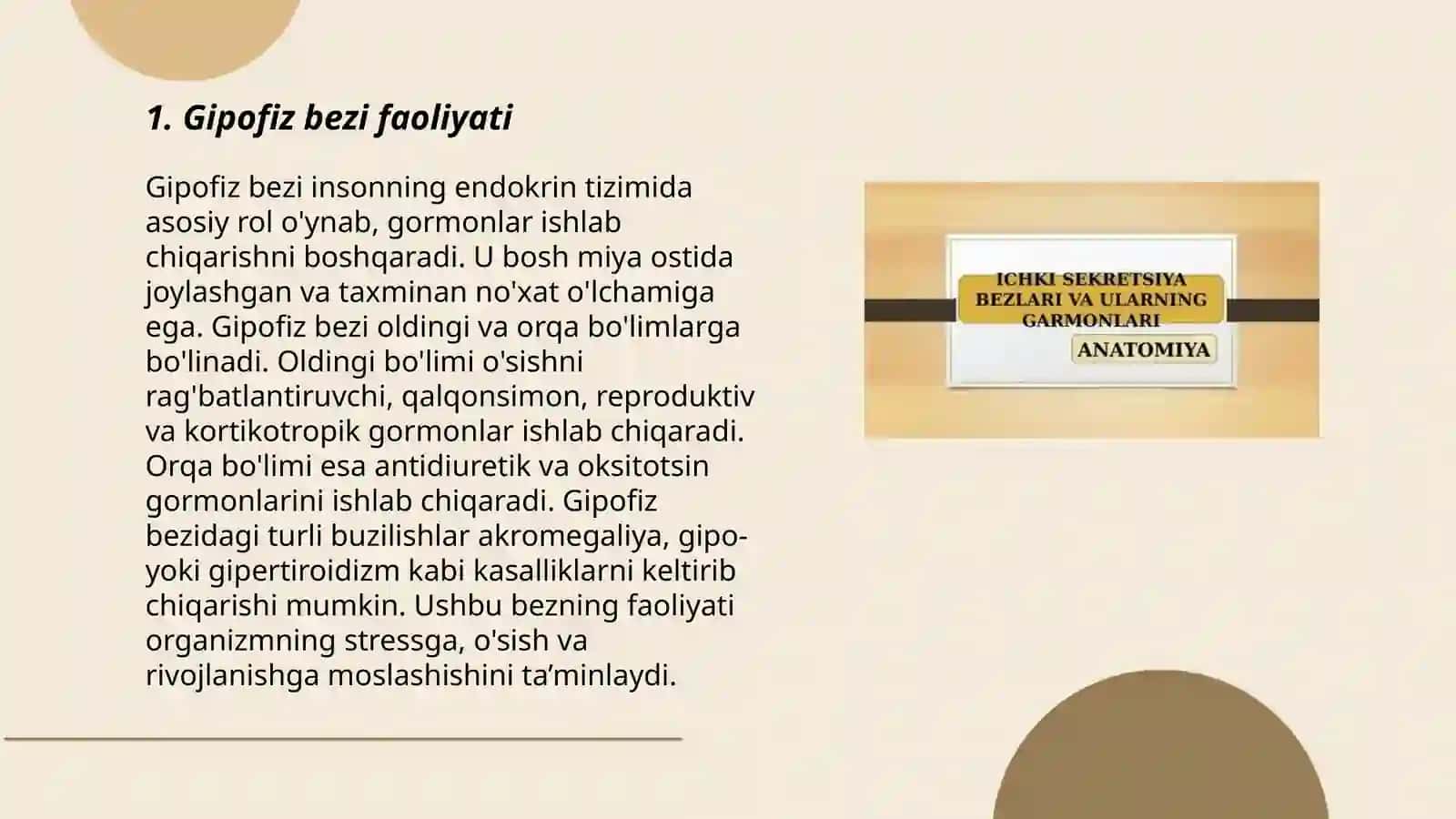 Ichki sekretsiya bezlari fiziologiyasi 3