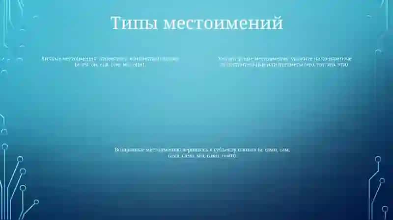 Местоимение 3