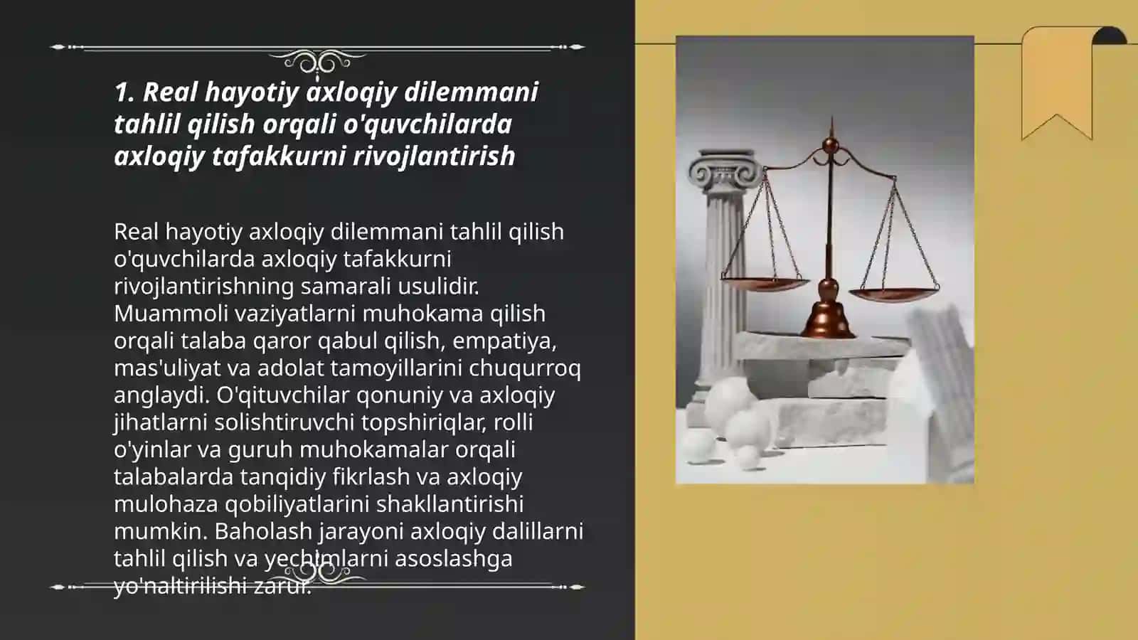 O'quvchilarda axloqiy tafakkur masuliyat va huquqiy savodxonliklarini shakllantirish 3
