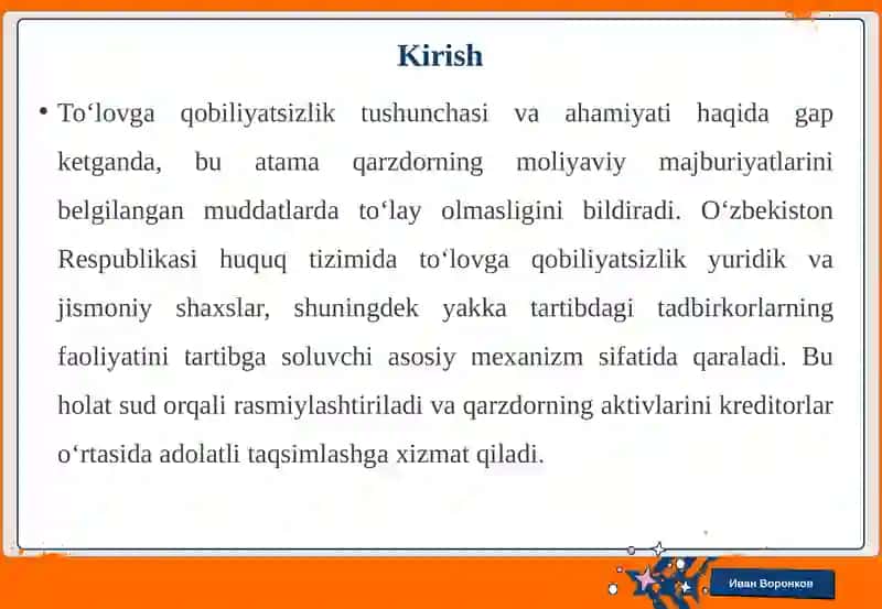 To‘lovgaqobilyatsizlikning huquqiy asoslari 3