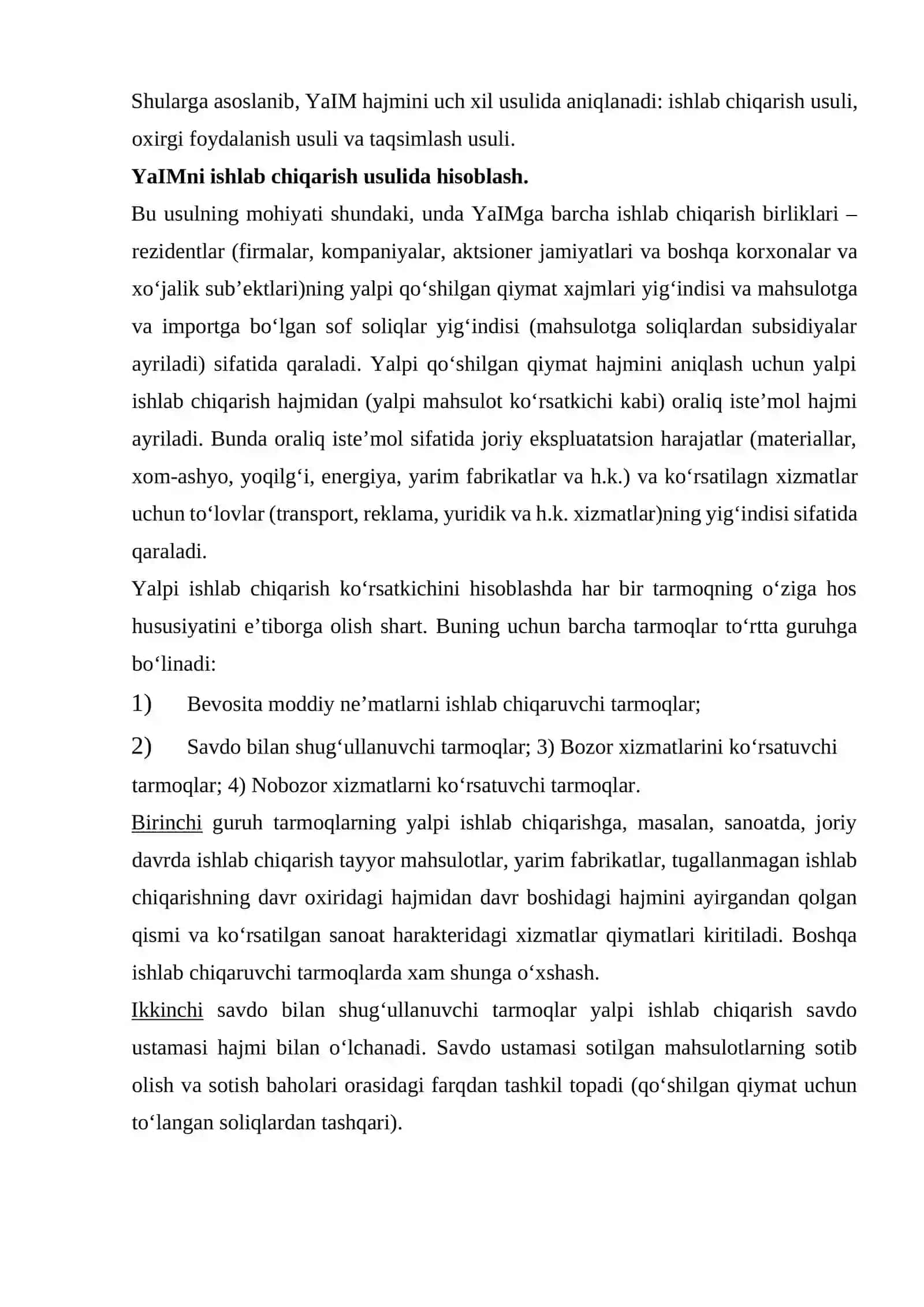 Yalpi ichki mahsulot statistikasi 3