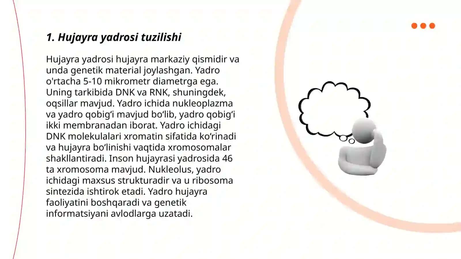 Hujayra yadrosi va irsiy axborotni uzutilish mexanizmi 3