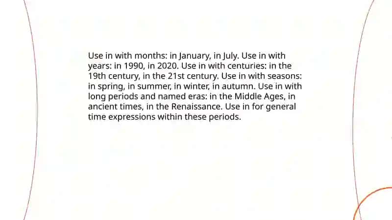 Prepositions of time 3