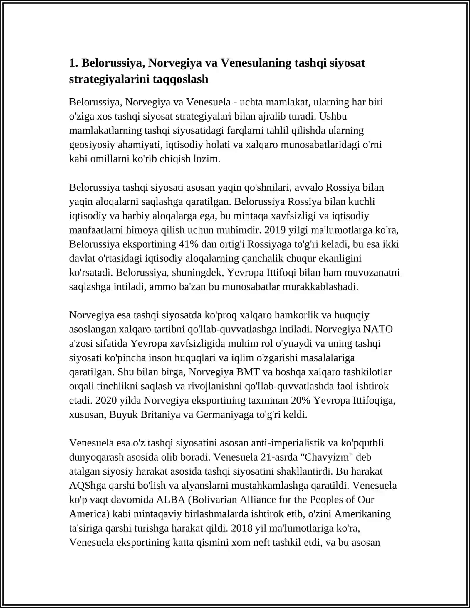 BELORUSSIYA NORVEGIYA VA VENESULA 3