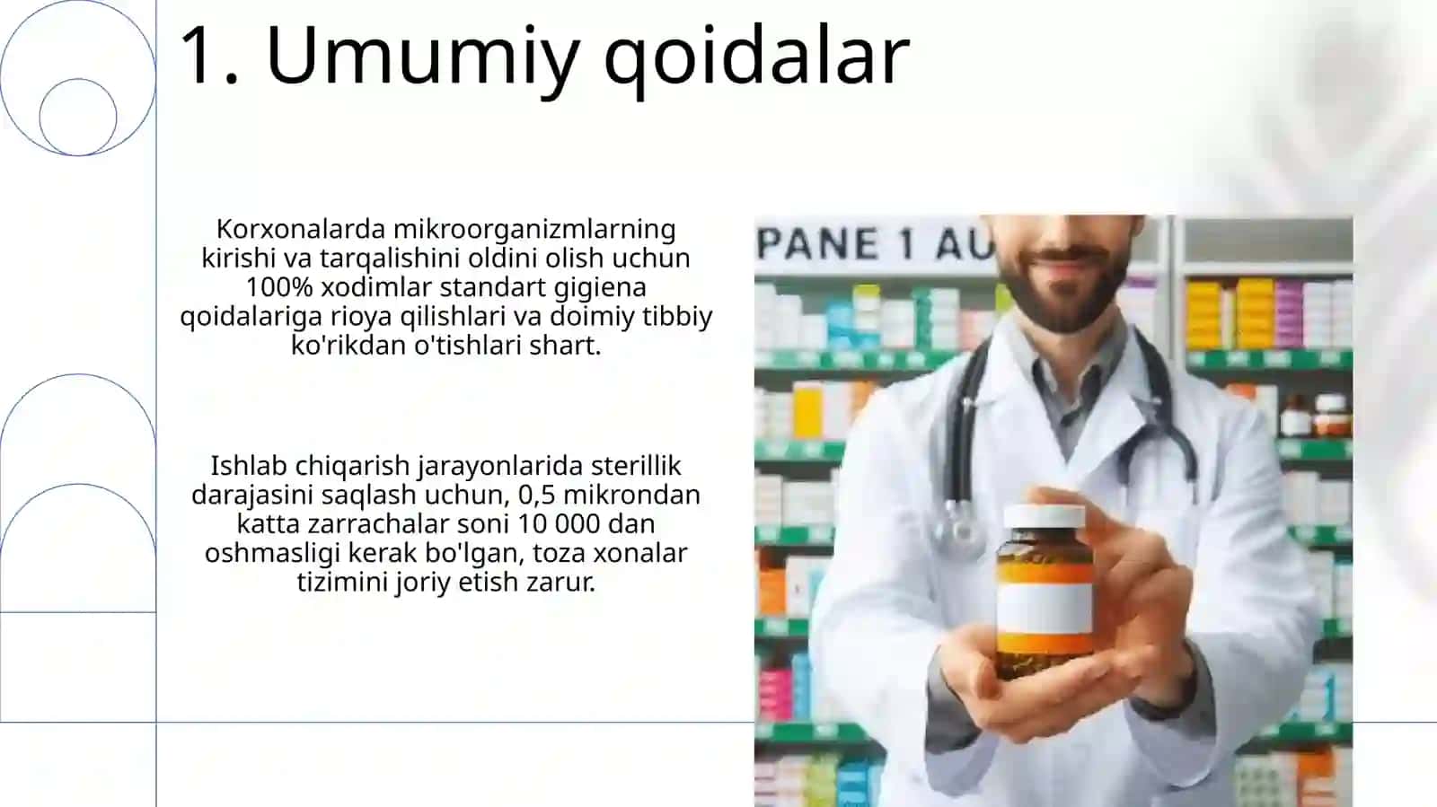 Kimyo-farmatsevtika korxonalari va dorixonalarda ichki infeksiyasini oldini olish chora-tadbirlari 3