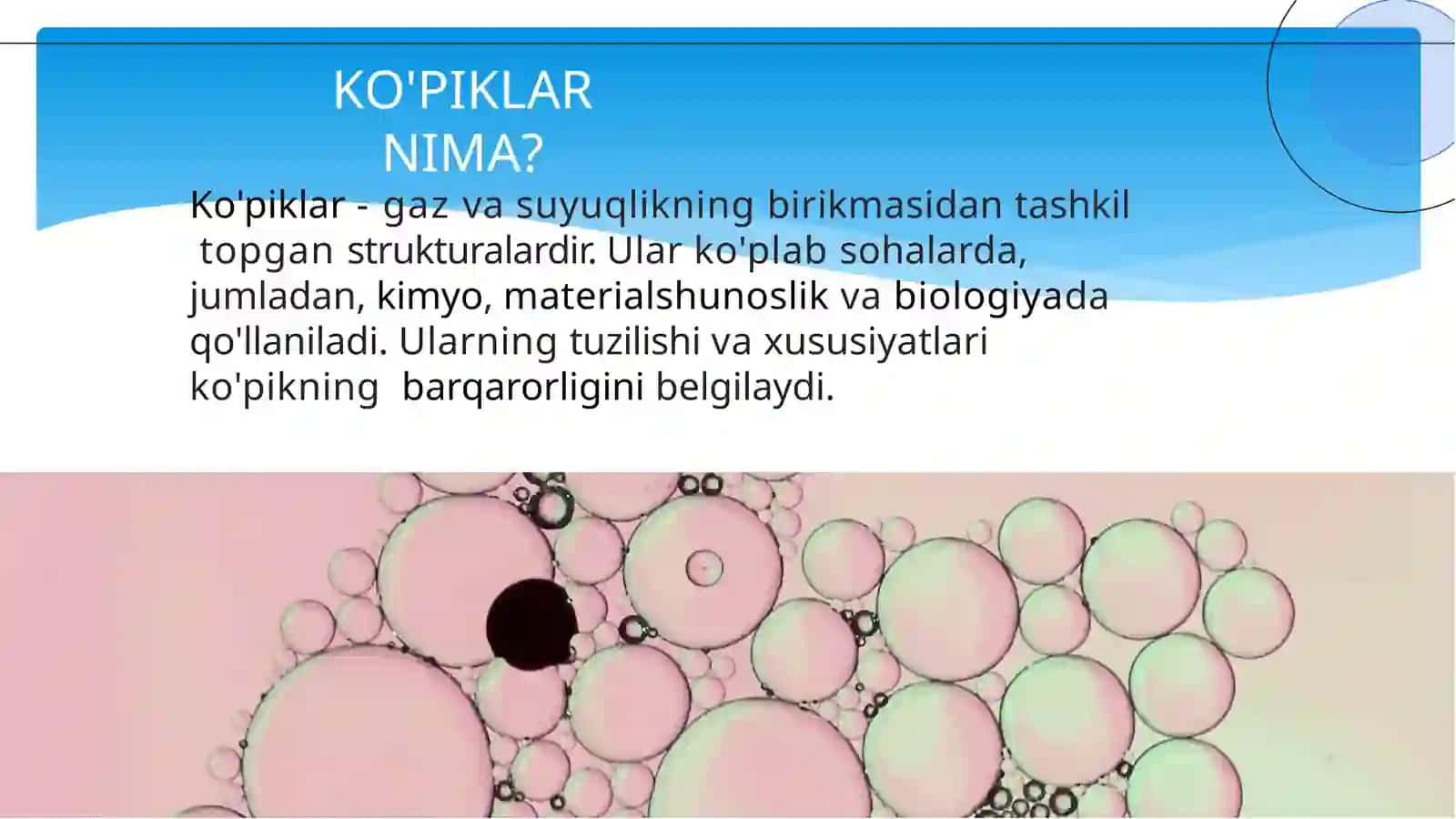 Ko'piklar va ularning agregativ barqarorligi 3