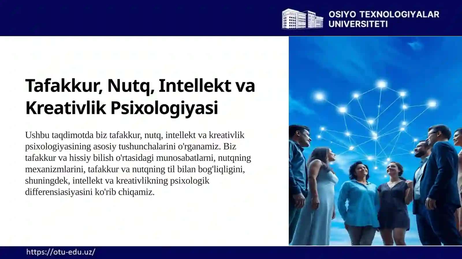 Tafakkur va nutq.Intellekt va kreativlik 3