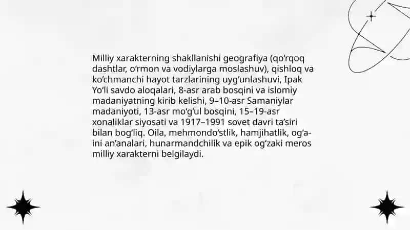 Miliy xarakter, milliy ramzlar va mentalitet 3