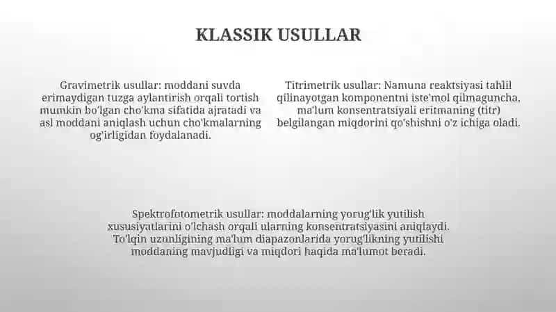 Kimyoviy Analiz Usullari 3