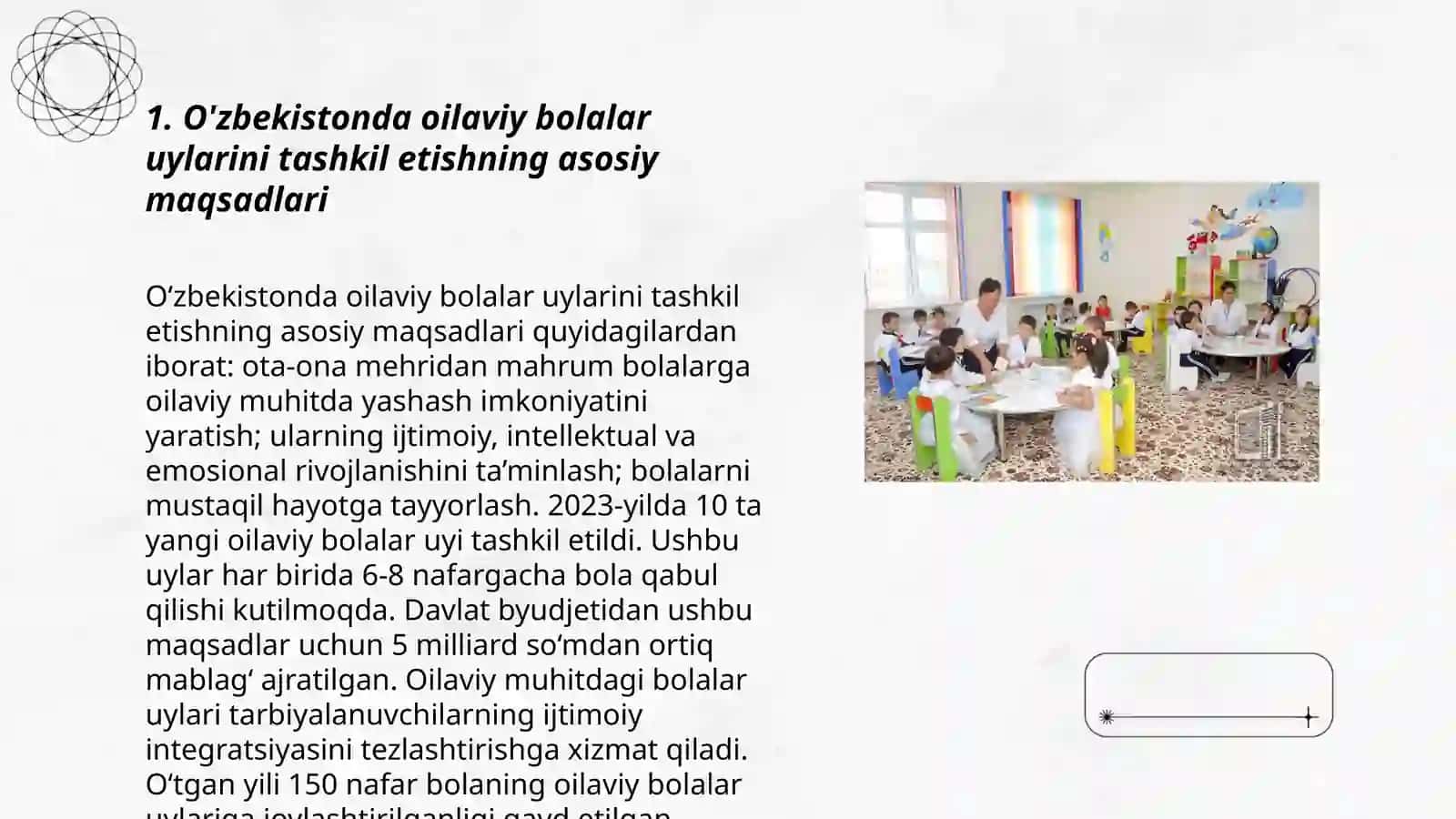 O'zbekistonda oilaviy bolalar uyining tashkil etilishi 3